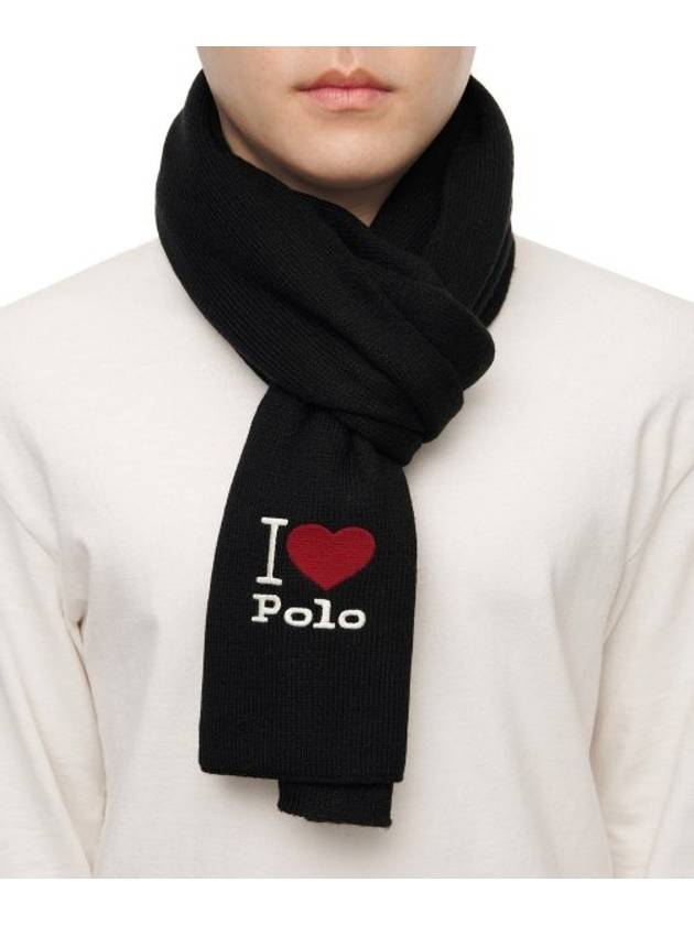 I Love Polo Muffler Black - POLO RALPH LAUREN - BALAAN 2