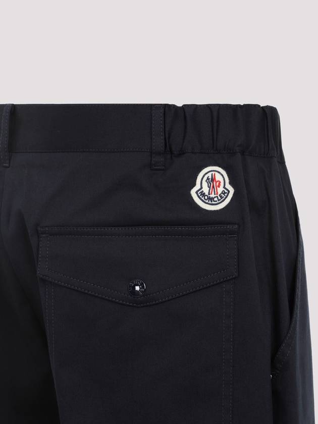 Gabardine Straight Pants Navy - MONCLER - BALAAN 4