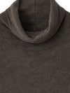 Wool Silky Turtleneck Brown - NOIRER - BALAAN 5