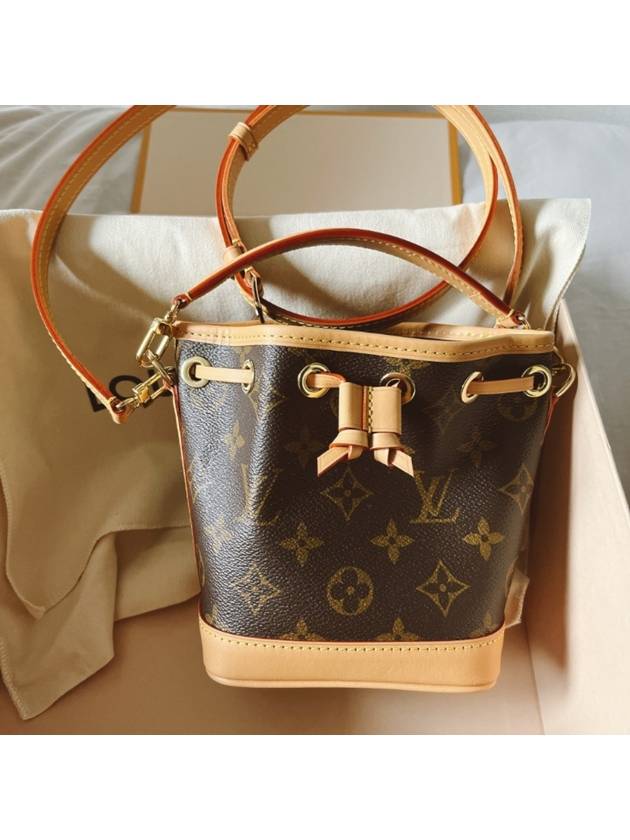 Nano Noe Monogram Bucket Bag Brown - LOUIS VUITTON - BALAAN 4