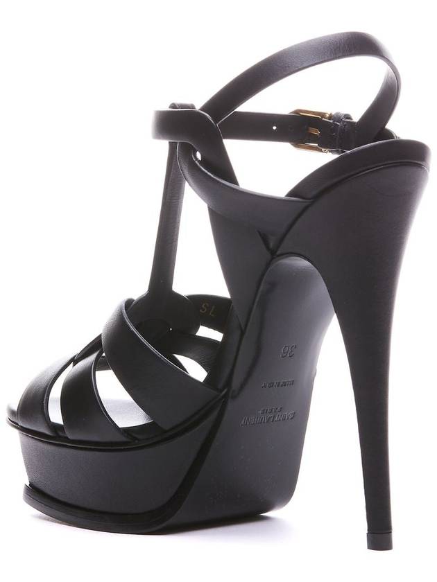 Classic Tribute 105 Sandal Heels Black - SAINT LAURENT - BALAAN 3