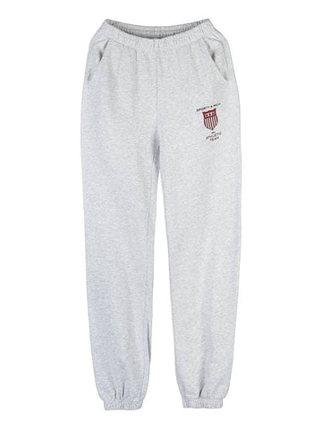 Athletic team sweatpants ATHLETIC TEAM SWEATPANT HEATHER GRAY RUBY - SPORTY & RICH - BALAAN 1