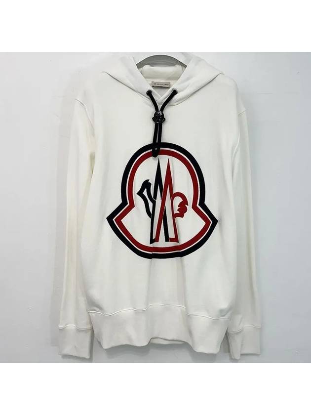 8G74610 80985 034 Hoodie White - MONCLER - BALAAN 1