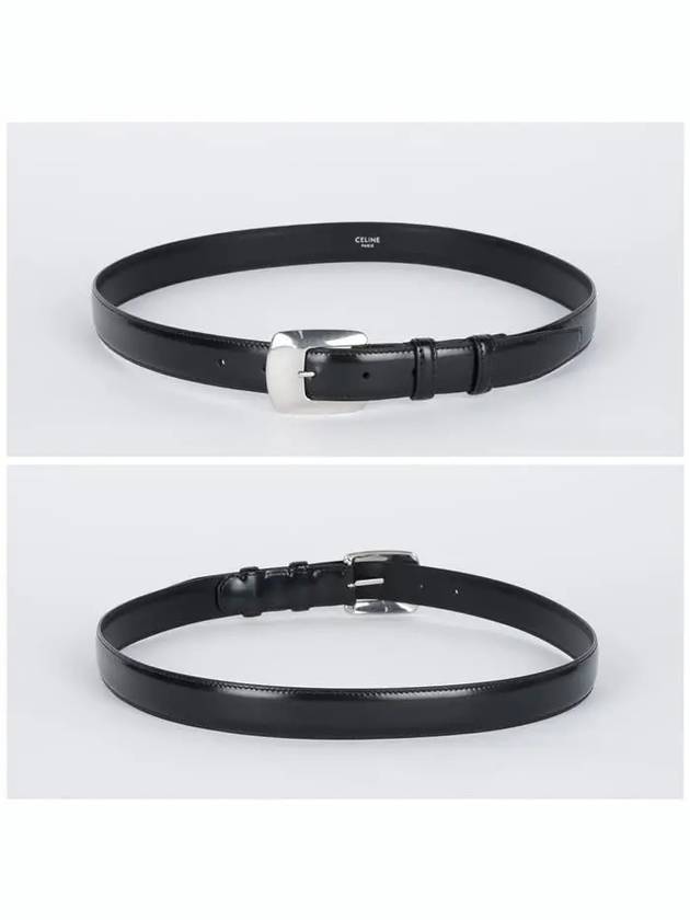 BC-14 25mm Leather Belt Black - CELINE - BALAAN 3