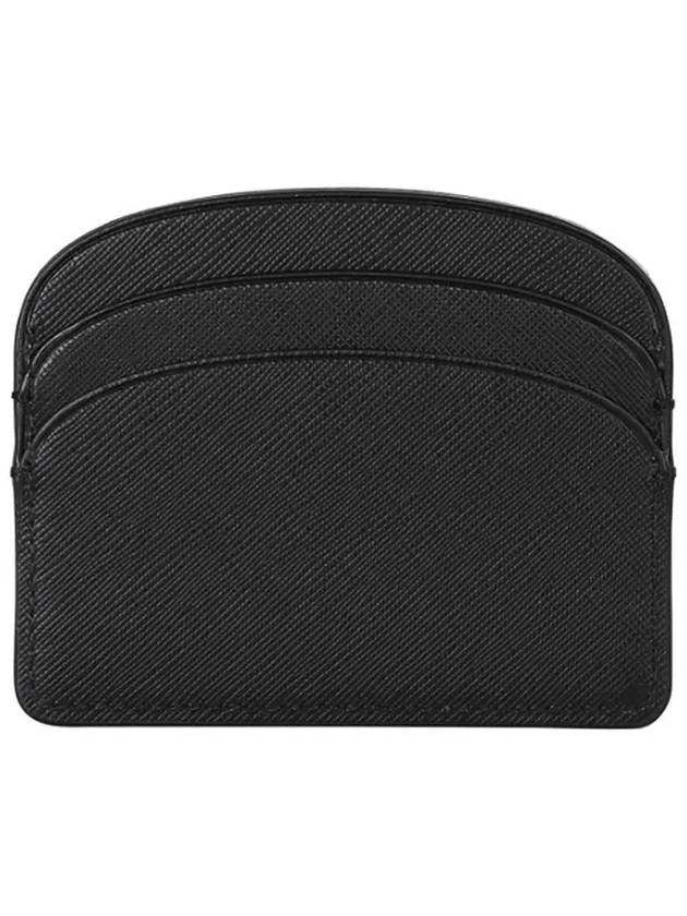 Demi Lune Card Wallet Black - A.P.C. - BALAAN 4