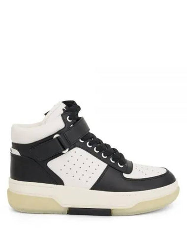 AMI Army RI Stadium High Sneakers Black White MFS005 - AMIRI - BALAAN 1