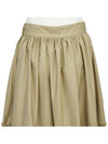 plaid mid pleated skirt beige - DIOR - BALAAN.