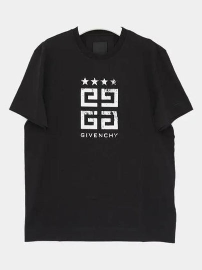 Star Logo Short Sleeve T-Shirt Black - GIVENCHY - BALAAN 2