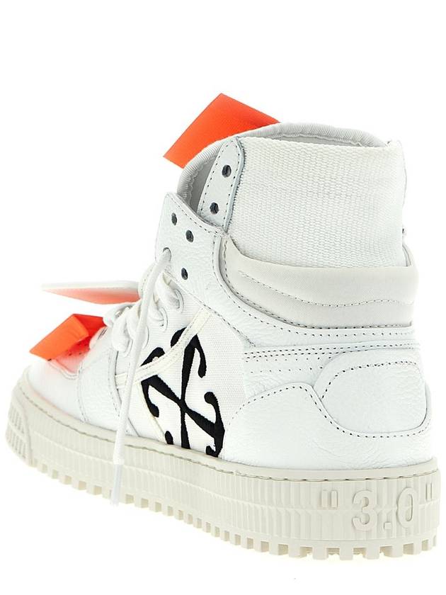 24 ss Leather Canvas Sneakers WITH Iconic Zipper Tie OWIA112C99LEA0040120 B0650994089 - OFF WHITE - BALAAN 5