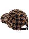 Houndstooth wool baseball cap 3341MDL03 227607 23 - MSGM - BALAAN.