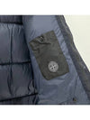 Men's Wappen Patch Crinkle Wraps Long Padding Navy - STONE ISLAND - BALAAN 11