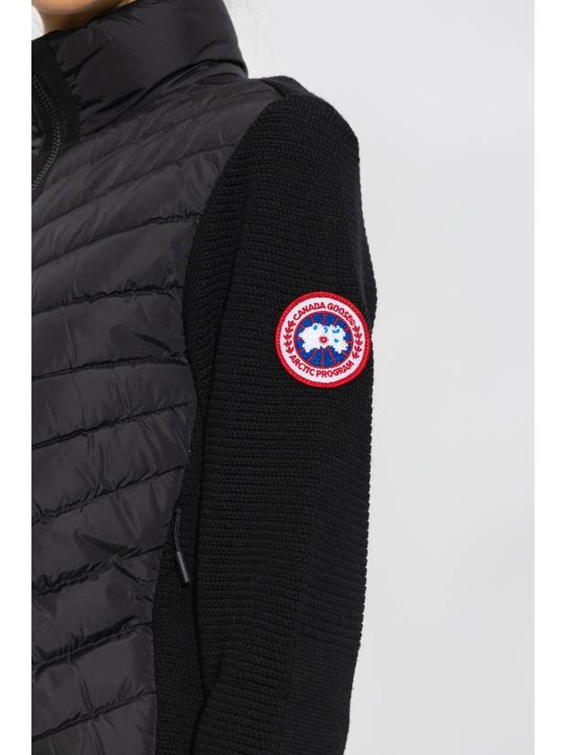 Canada Goose Cardigan With Quilted Frontal, Women's, Black - CANADA GOOSE - BALAAN 5