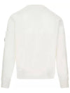 Cotton Fleece Sweatshirt White - CP COMPANY - BALAAN 4