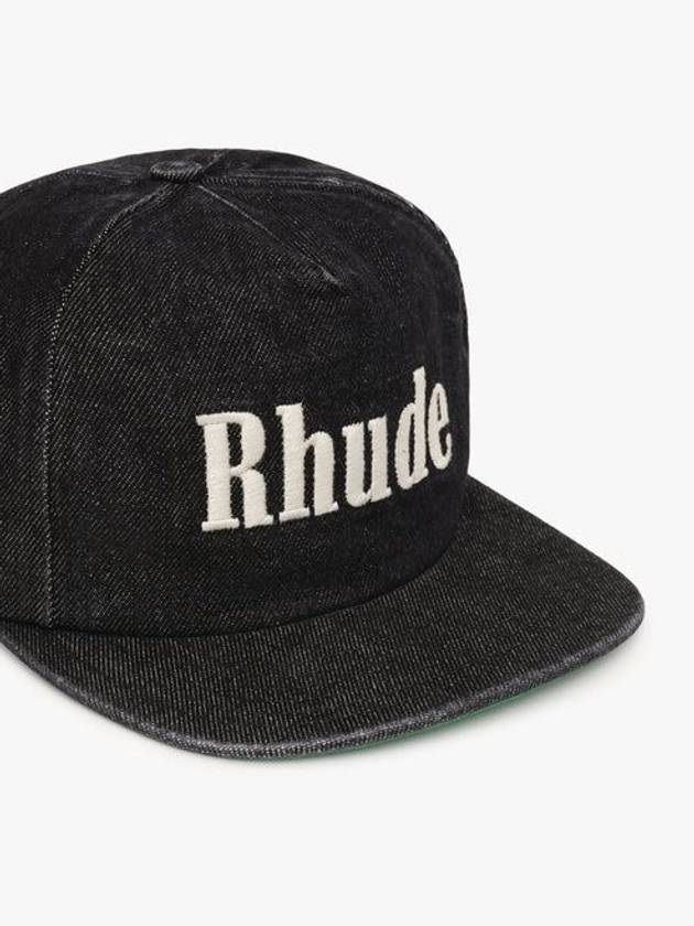 RHUDE DENIM LOGO HAT - RHUDE - BALAAN 3