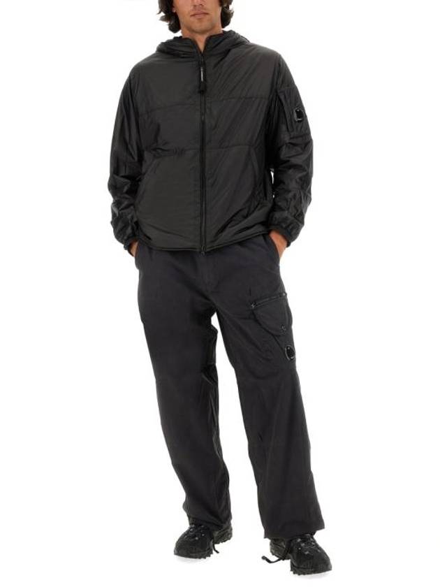 Nada Shell Hooded Jacket Black - CP COMPANY - BALAAN 3