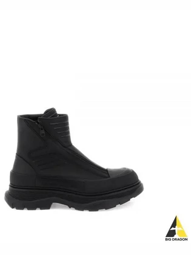 Tread Slick Moto Ankle Boots Black - ALEXANDER MCQUEEN - BALAAN 2