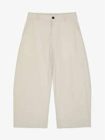 Bosun Wide Crop Pants Bon BOSUNSNM945BONE - STUDIO NICHOLSON - BALAAN 1