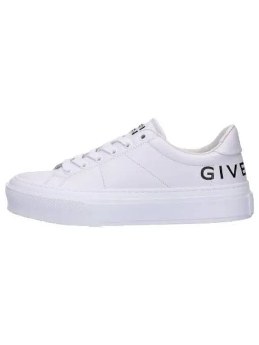 City Sports Lace Up Sneakers White Black - GIVENCHY - BALAAN 1