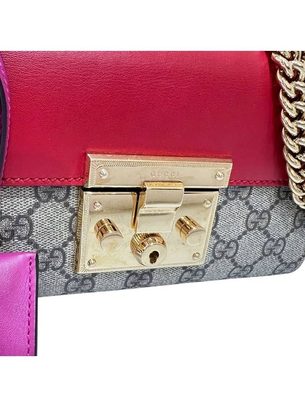 409487 Pink Padlock Small Chain Shoulder Bag - GUCCI - BALAAN 7