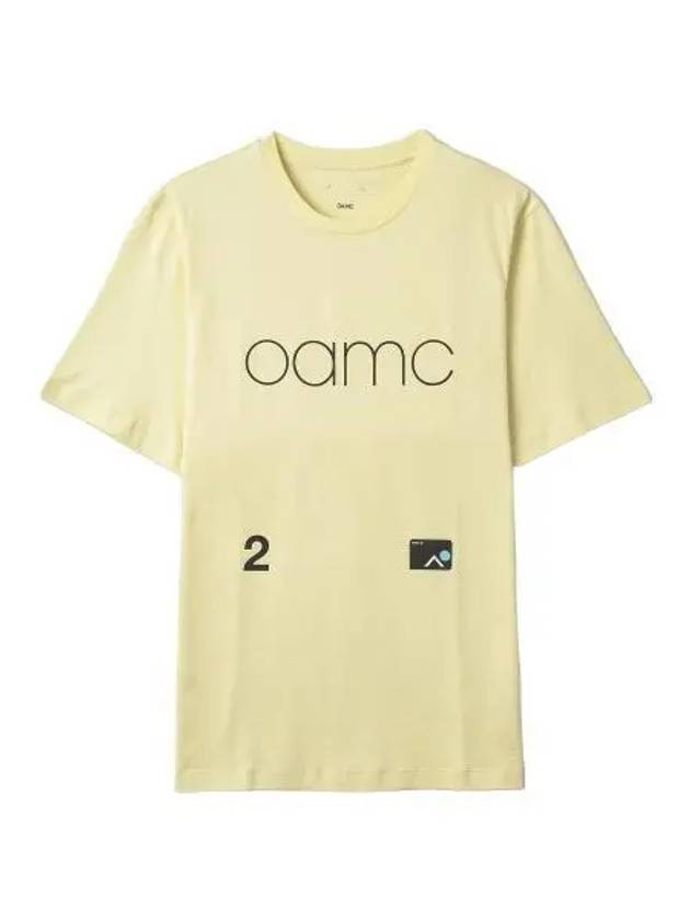 Avery short sleeve t shirt light yellow - OAMC - BALAAN 1