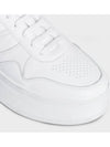 Wedge Outsole Block Low Top Sneakers Optic White - CELINE - BALAAN 5