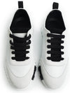 Bouncing Low Top Sneakers Blanc Noir - HERMES - BALAAN 4