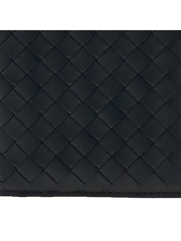 Intrecciato Small Folder Half Wallet Black - BOTTEGA VENETA - BALAAN 7