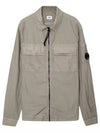 Taylon L Lens Shirt Zip Up Jacket Beige - CP COMPANY - BALAAN 2