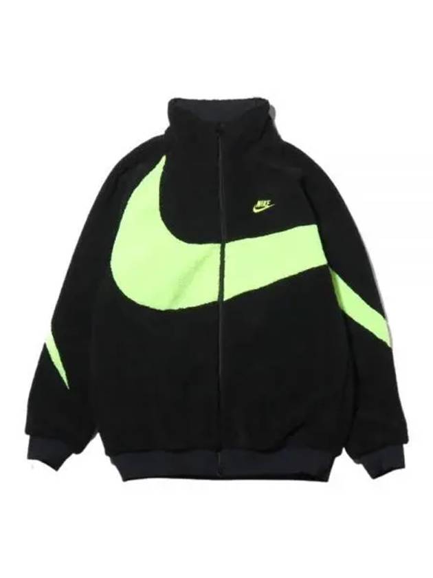 Big Swoosh Bomber Jacket Black Bolt - NIKE - BALAAN 2