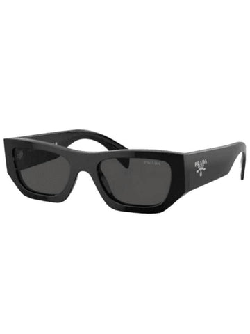 Eyewear Logo Sunglasses Slate Grey Black - PRADA - BALAAN 1