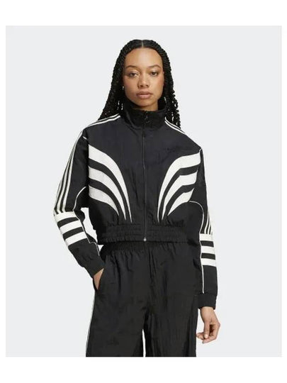 Atlanta Cut Line Loose Nylon Track Jacket Black - ADIDAS - BALAAN 2