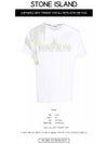 Motion Saturation One Garment Dyed Short Sleeve T-Shirt White - STONE ISLAND - BALAAN 3