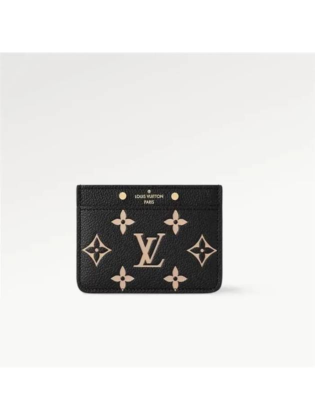 Monogram Empreinte Leather Card Wallet Black - LOUIS VUITTON - BALAAN 2