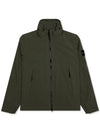 Wappen Soft Shell Hooded Jacket Dark Green - STONE ISLAND - BALAAN 1