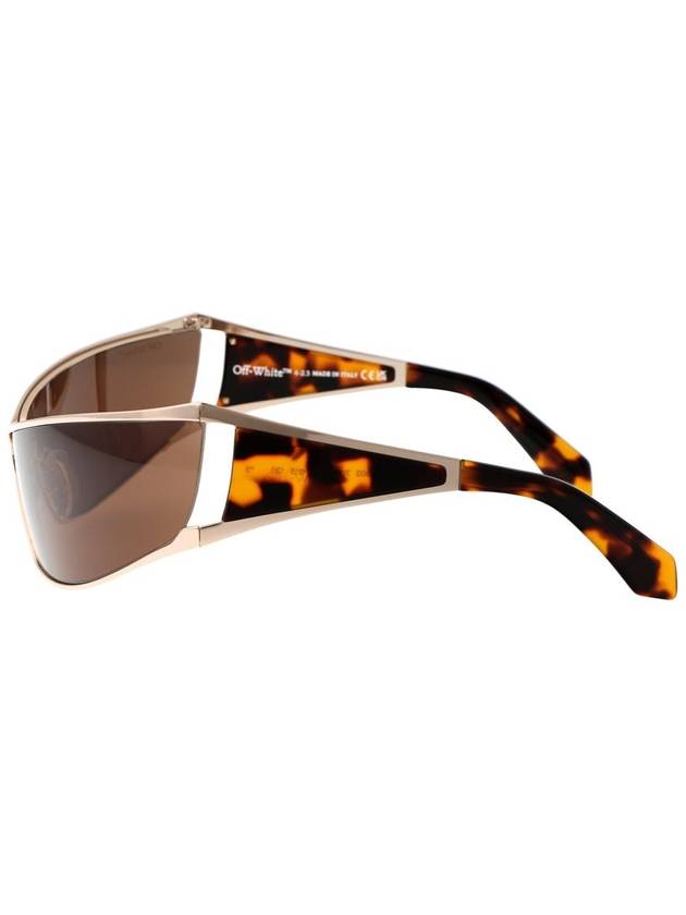 Luna tortoiseshell biker style sunglasses - OFF WHITE - BALAAN 4