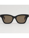 Sunglasses KZ40159F 01E Asian fit black horn rim square - KENZO - BALAAN 2