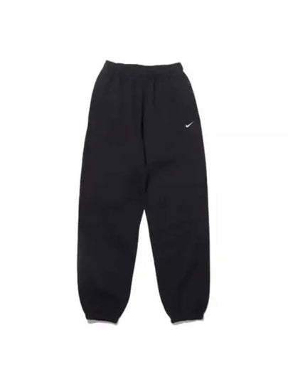 Men's Solo Swoosh Fleece Pants Black - NIKE - BALAAN 2