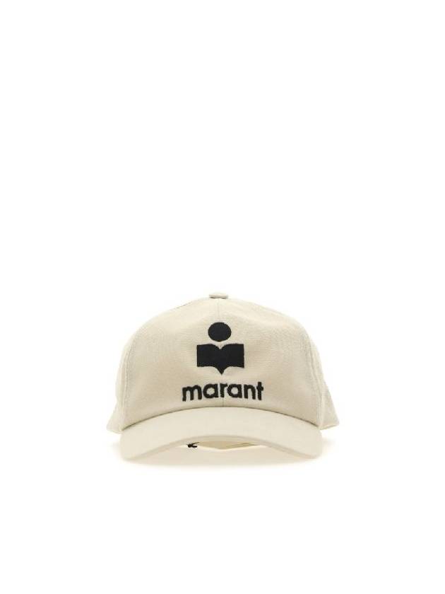 Tyron Logo Cotton Ball Cap Ecru - ISABEL MARANT - BALAAN 2