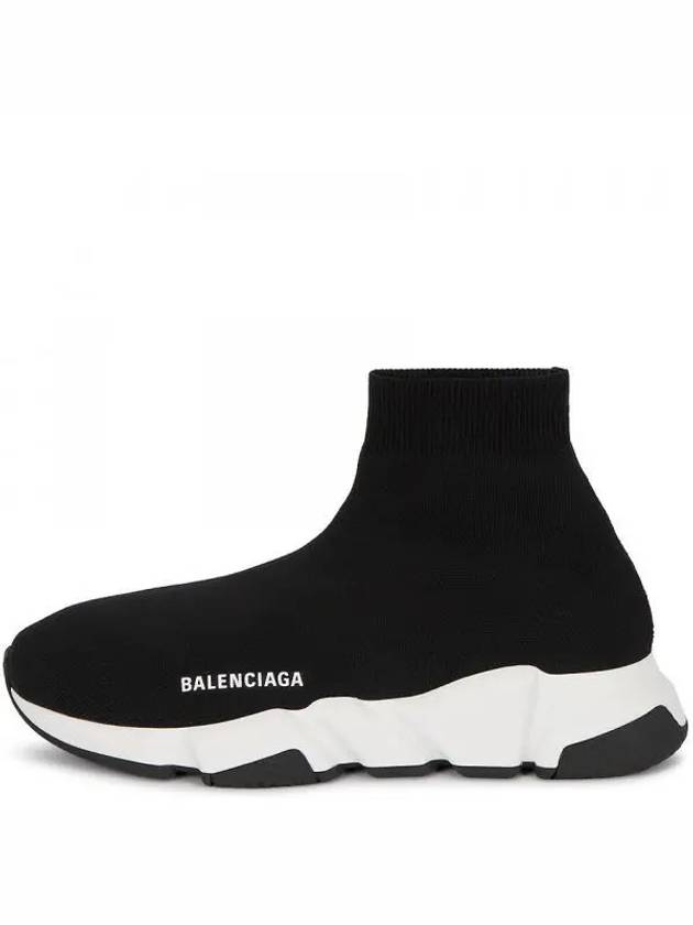 Speed Trainer  High Top Sneakers Black White - BALENCIAGA - BALAAN 2