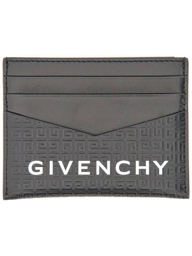 Logo 4G Card Wallet Black - GIVENCHY - BALAAN 2