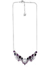 Impulse multicolored crystal rhodiumplated necklace - SWAROVSKI - BALAAN 2