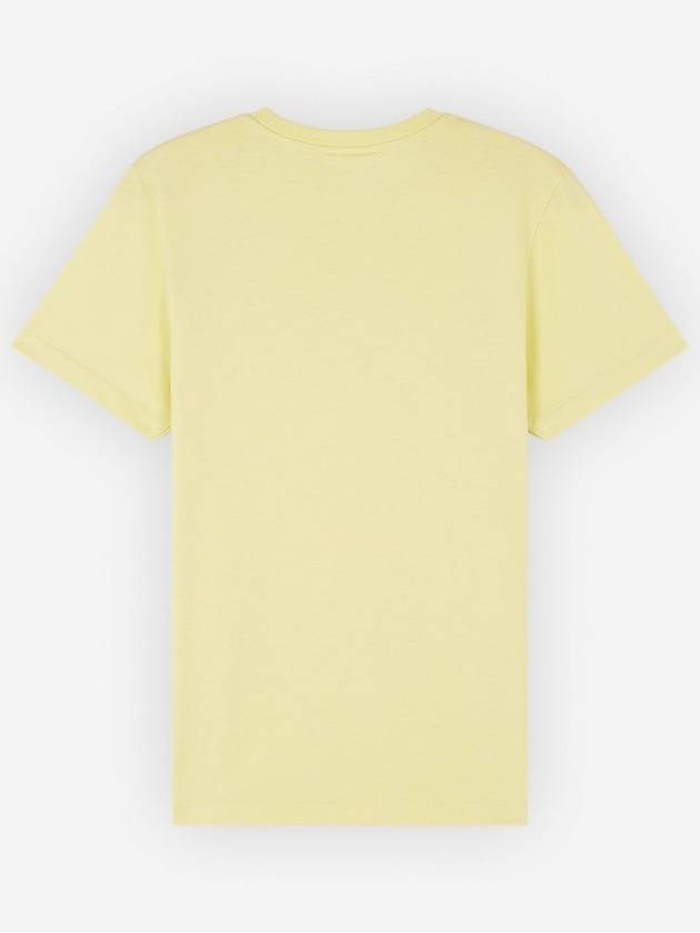 Baby Fox Patch Regular Short Sleeve T-Shirt Yellow - MAISON KITSUNE - BALAAN 3