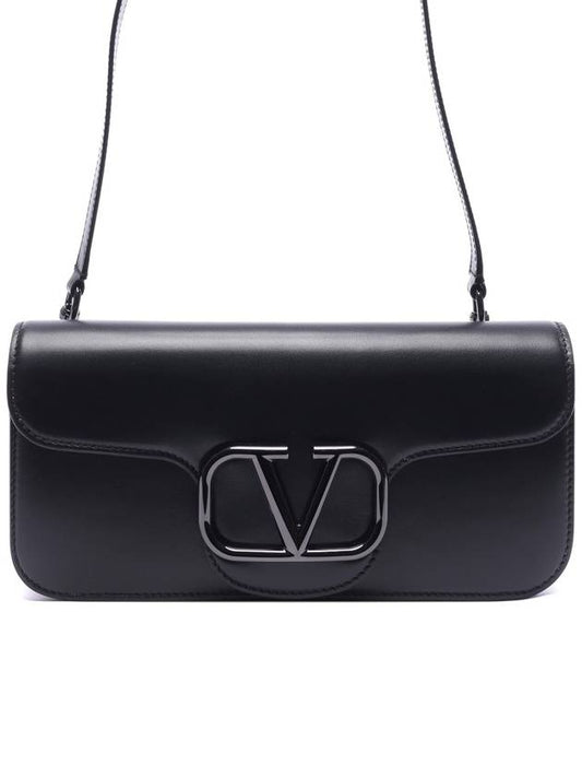 V Logo Cross Bag Black - VALENTINO - BALAAN 2