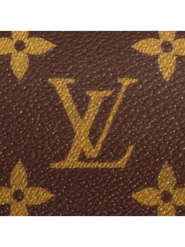 Lou Monogram Coated Canvas Half Wallet Pink - LOUIS VUITTON - BALAAN 7