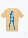 Oversized Pin-Up Short Sleeve T-shirt Beige - VIVIENNE WESTWOOD - BALAAN 2