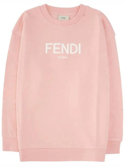 Kids Logo Printing Sweatshirt Pink JUH051 5V0 F16WG - FENDI - BALAAN 2