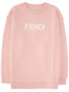 Kids Logo Printing Sweatshirt Pink JUH051 5V0 F16WG - FENDI - BALAAN 2