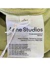 Label Hoodie Pale Green - ACNE STUDIOS - BALAAN 8