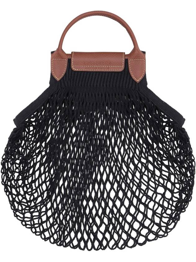 Le Pliage Top Handle Shoulder Bag Black - LONGCHAMP - BALAAN 4