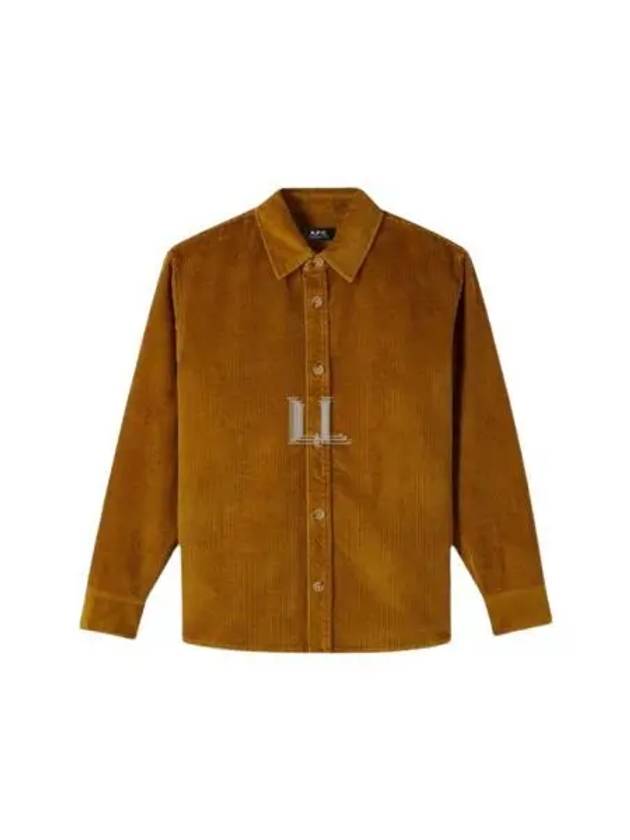 Bobby Corduroy Long Sleeve Shirt - A.P.C. - BALAAN 2